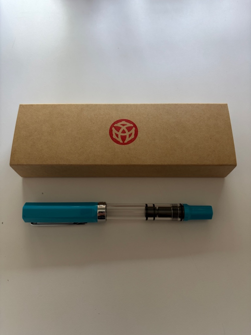 TWSBI Eco Fountain Pen in Cerulean Blue with Broad Nib